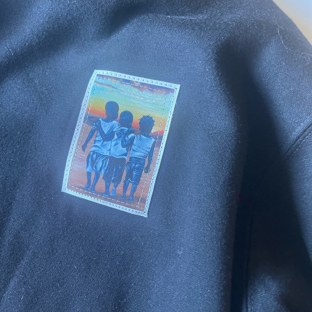 Graceful Faith Fashions Premium Hoodie – “Brotherhood Sunset” Edition Medium